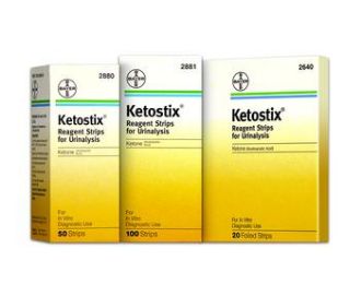 KETOSTIX Reagent Strips, Quantity of 50
